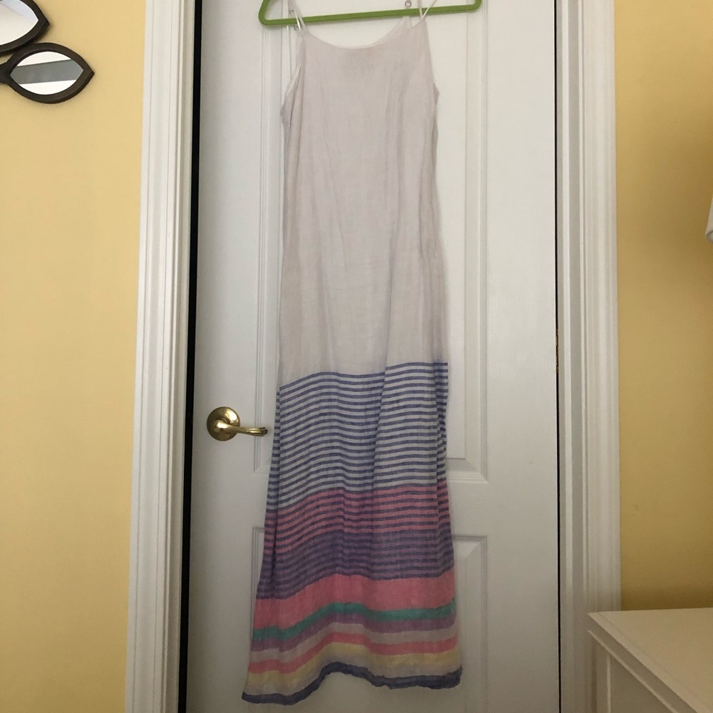 100% Linen Maxi Dress